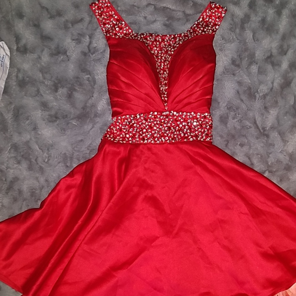 Royal Red Prom dress❤💫
